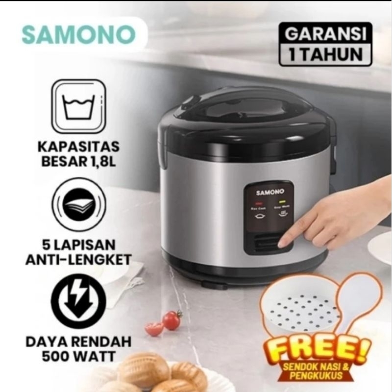 SAMONO Rice Cooker RCEC 08