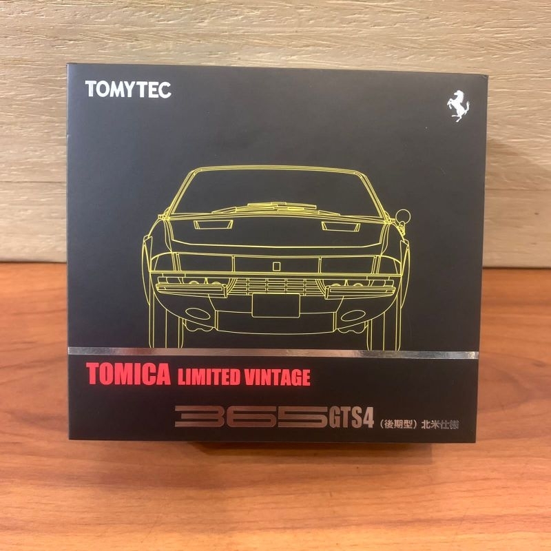 TOMICA LIMITED VINTAGE FERRARI 365 GTS4 YELLOW