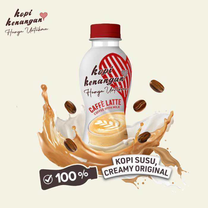 

Kopi Kenangan Caffe Latte 200ml - Kopi Kenangan Kopi Susu 200ml