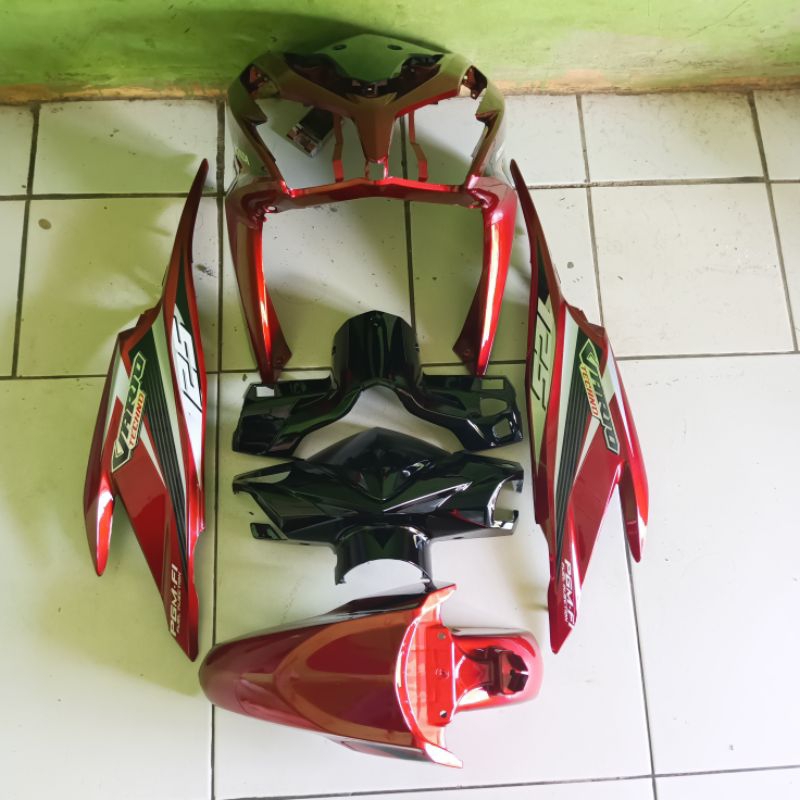 FULL BODY HALUS VARIO 125 OLD MERAH HITAM