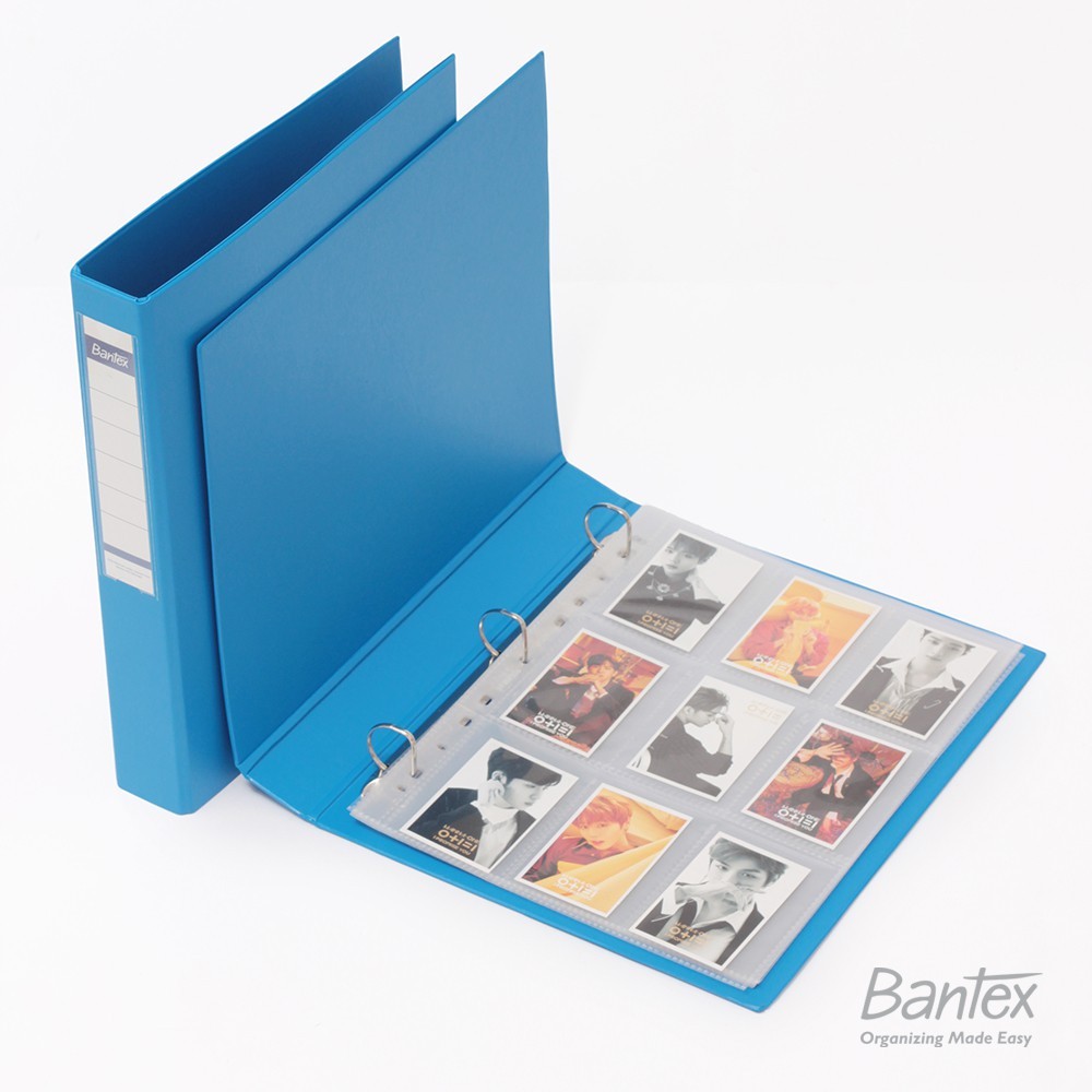 

Bantex Photocard Album A4 3 Ring Binder Fruit Color Series Blueberry