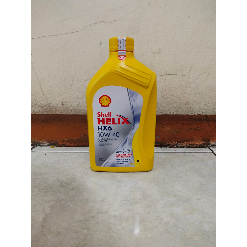 Oli Mesin Shell Helix Hx 6 Hx6 10W-40 1L - 1 Liter