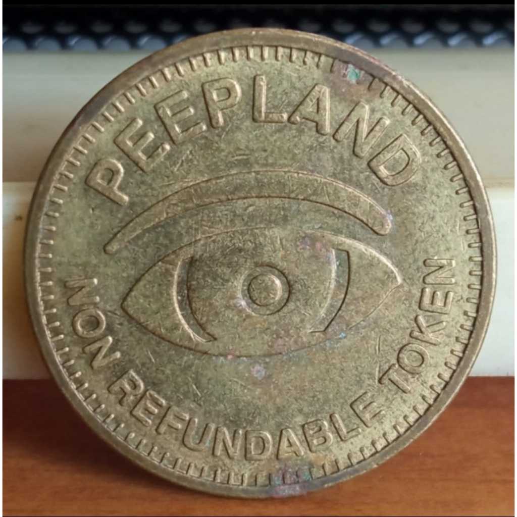 Koin Token Amerika Serikat Peepland Asli bolak balik sama | Koin Asing Mancanegara