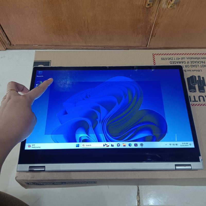 Laptop Lenovo ideapad C340 Flip Touchscreen Cor i5-10210 Ram 8Gb/SSD 256Gb Nvdia Geforce MX230