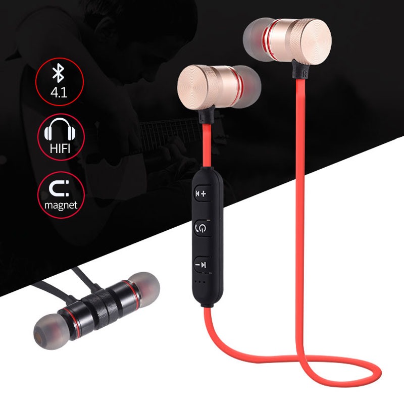 Headphone Bluetooth JBL Sport Magnet Wireless Magnetic headset handsfree earphone COD