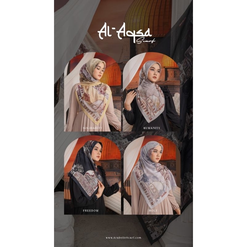 Save Palestina Scarf Terbaru Al Aqsa Series Scarf