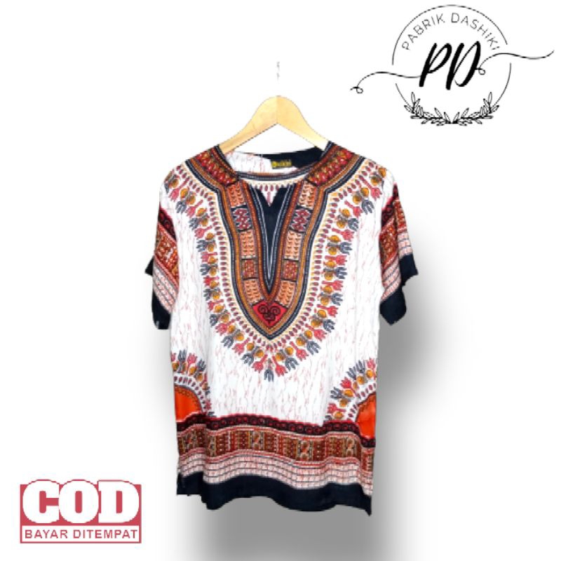 Baju dashiki uje/ baju pria wanita / baju santai/ baju kaos dashiki