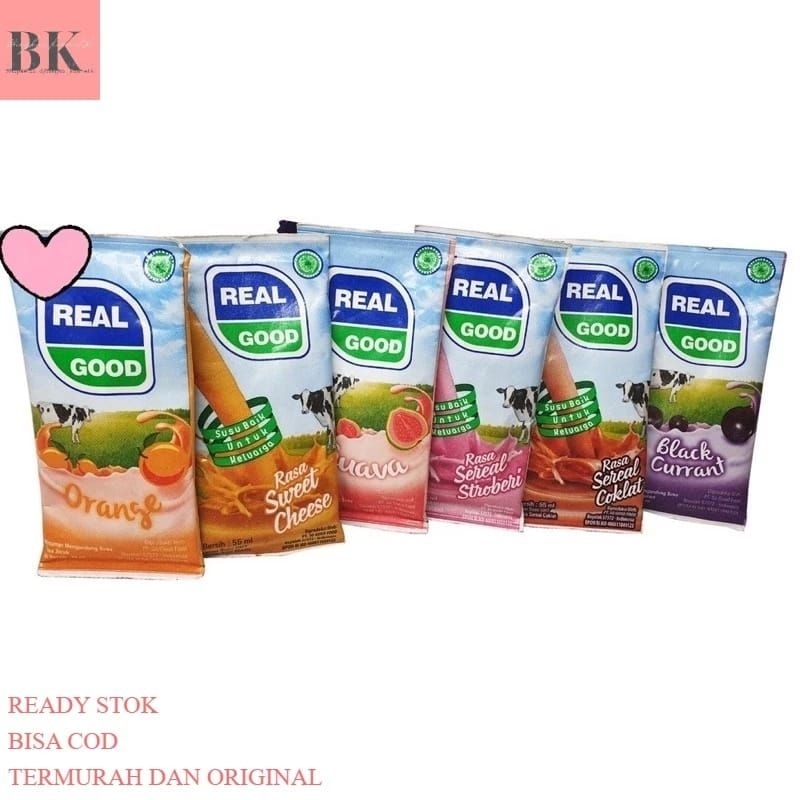 

[PROMO!!!] SUSU REAL GOOD 50ML-SUSU BANTAL REAL GOOD NIKMAT DISKON ENAK TERMURAH