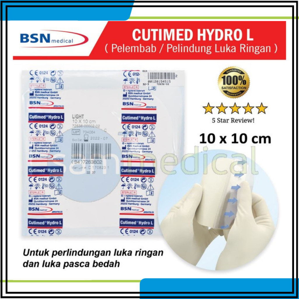 BSN Cutimed Hydro L 10 x 10 cm / Pcs
