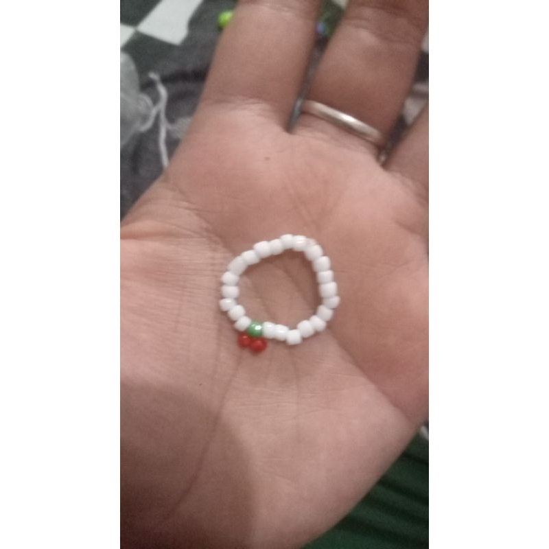 cincin manik bunga dan smile