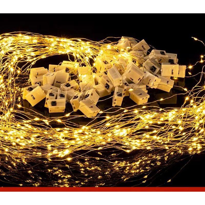 Lampu LED Kawat 1 Meter 2 Meter / Lampu Led Bobo / Lampu Tumblr / Hiasan Natal