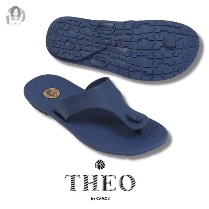 Sandal Jepit Pria Camou - camou theo fuji - sandal full Karet - sandal anti Slip - sandal terbaru