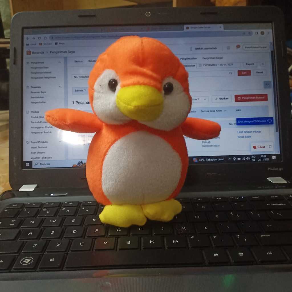 Promo Boneka Pinguin Mini Ukuran 15Cm Boneka Capit/Hadiah