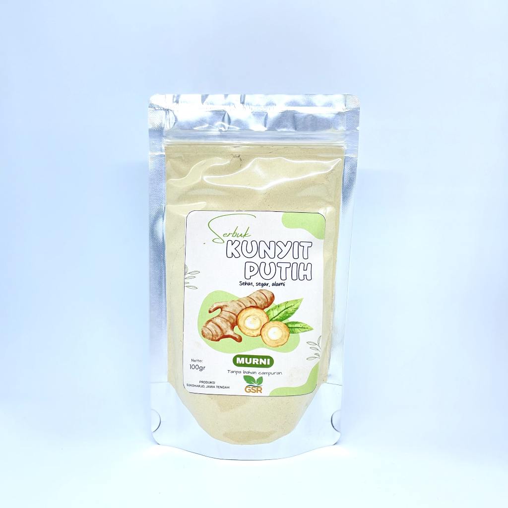 

100gr Bubuk Kunyit Putih murni tanpa campuran / kunyit putih serbuk / serbuk kunyit putih