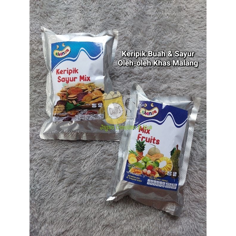 

(50gr) Keripik buah dan sayuran mix