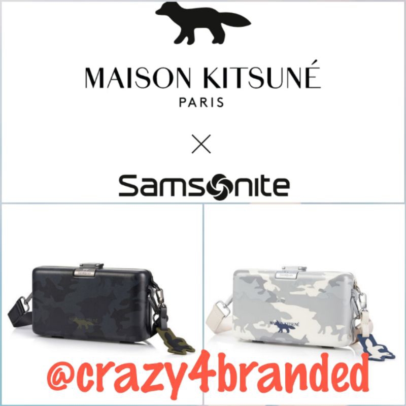 Samsonite × Maison Kitsune Small Crossbody Bag