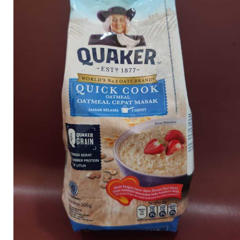 

Quaker Quick Cook 200gr - Oatmeal Cepat Masak