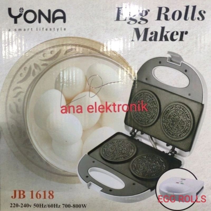 YONA ORI CETAKAN KUE SEMPRONG LISTRIK EGG ROLL ORI ( KHUSUS BATAM)