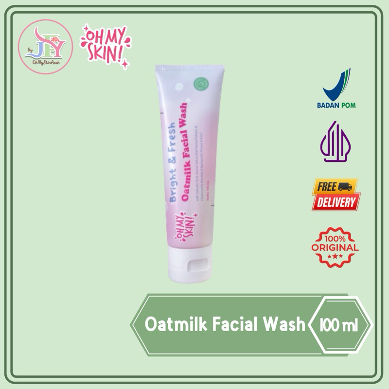 BRIGHT|AND|FRESH OAT MILK FACIAL WASH OHMYSKIN