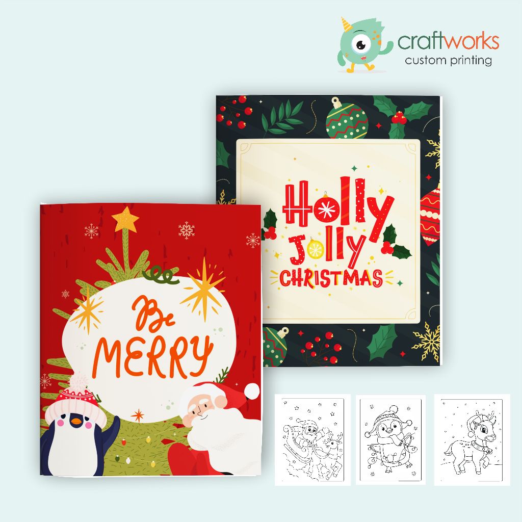 

COLORING BOOK CHRISTMAS | SOUVENIR BUKU MEWARNAI TEMA NATAL