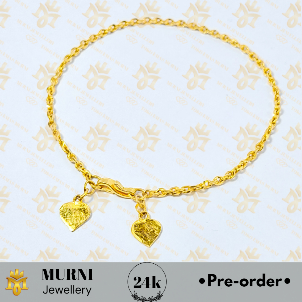 Gelang Emas 24K Asli Model Rante Medan - Toko Emas Murni