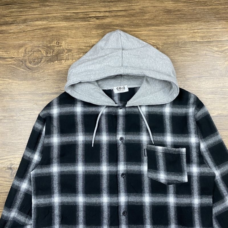 flannel hoodie veterano