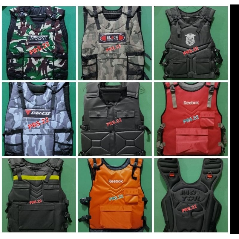 rompi motor/vest pelindung dada berkendara