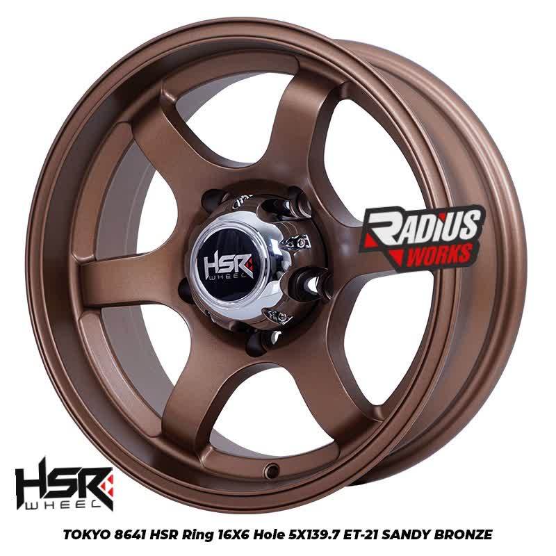 Velg Te37 Palang 6 warna Bronze R16 TOKYO HSR Jimny, Katana, Escudo dll