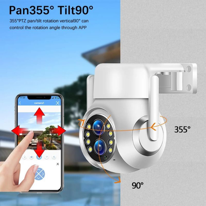 New IP cctv Outdoor App eyes390 Waterproof kamera PTZ IP CAMERA WIFI 1080P FULL HD KAMERA HASIL JERNIH