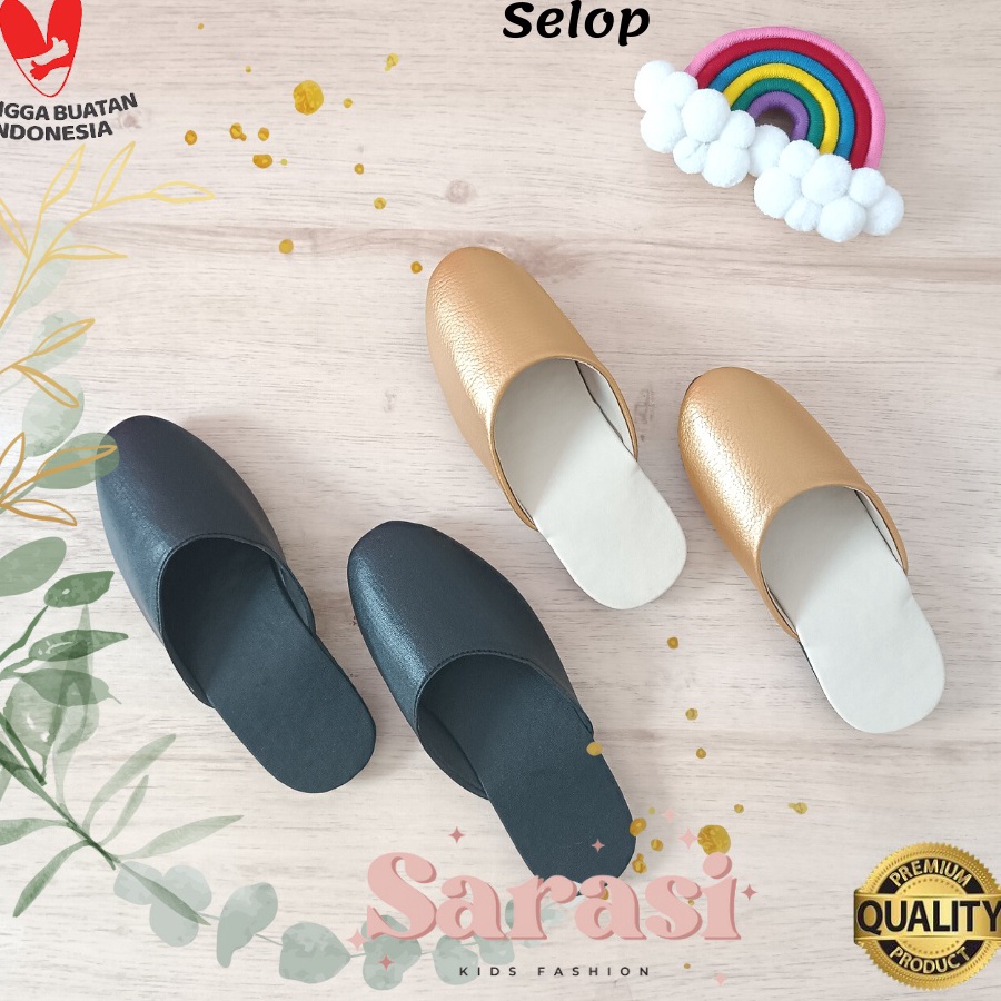 LZVW2304 (D2289) Selop adat anak laki laki perempuan sandal adat anak laki laki perempuan sepatu ada