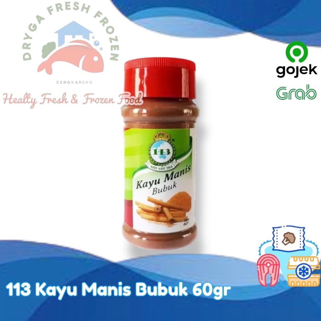 

113 Kayu Manis Bubuk Cinnamon Powder 60g