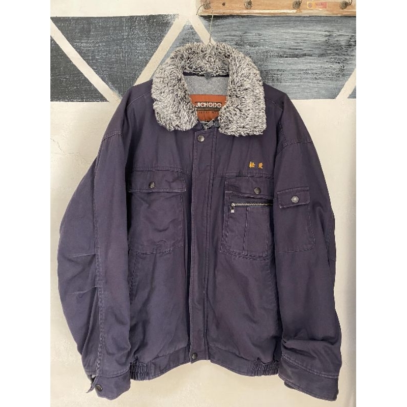 Vintage jichodo kerah bulu Daleman sherpa