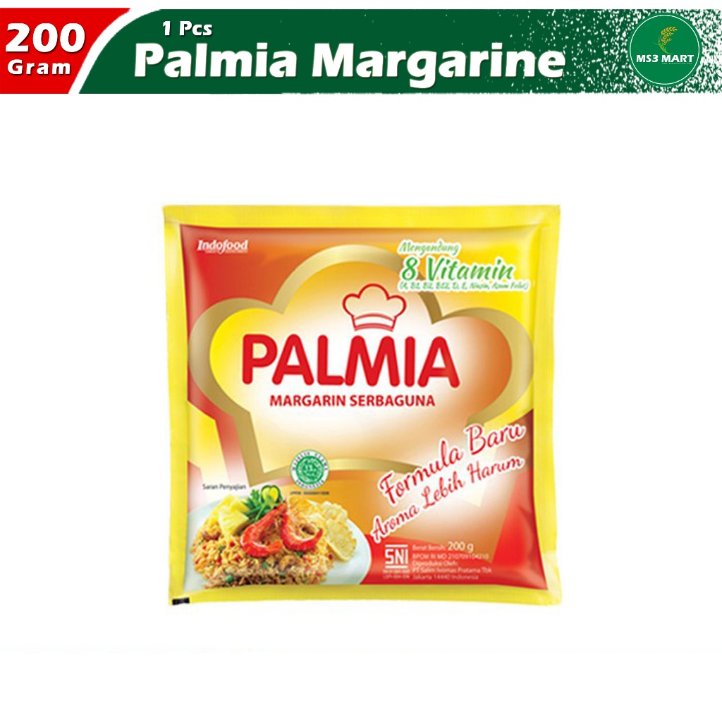 

Palmia Margarin 200 Gram Isi 1 Pcs - MS3 Mart