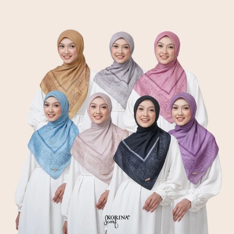 TERBARU FIONA PATTERN SCARF KORINA/FIONA HIJAB KORINA/KORINA HIJAB/HIJAB KORINA FIONA PATTERN