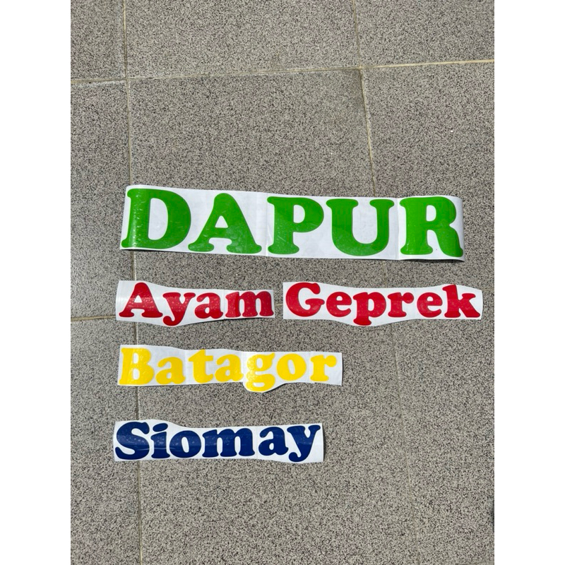 

Sumostuff Stiker Gerobak Stiker etalase Stiker kaca