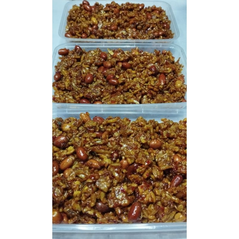 

Kering tempe teri kacang istimewa super murah nice food 250 gram