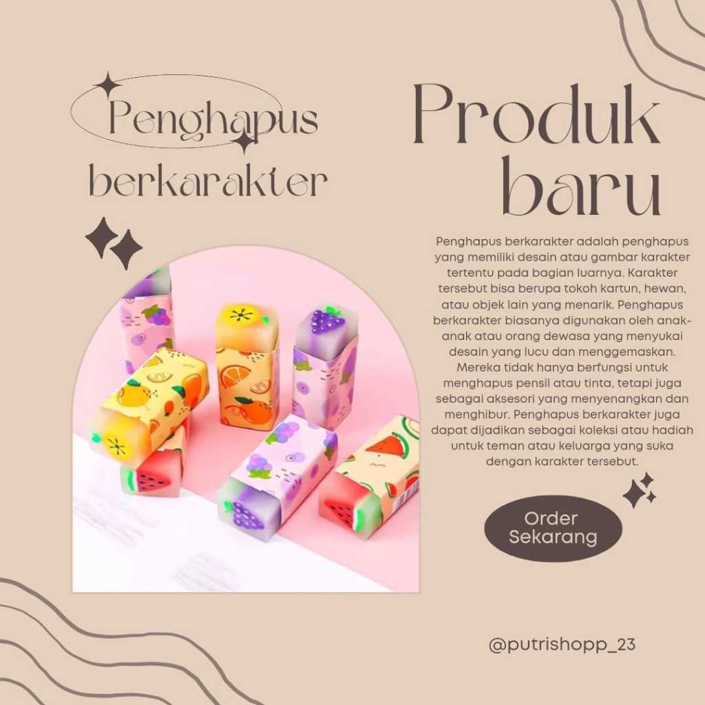 

penghapus berkarakter