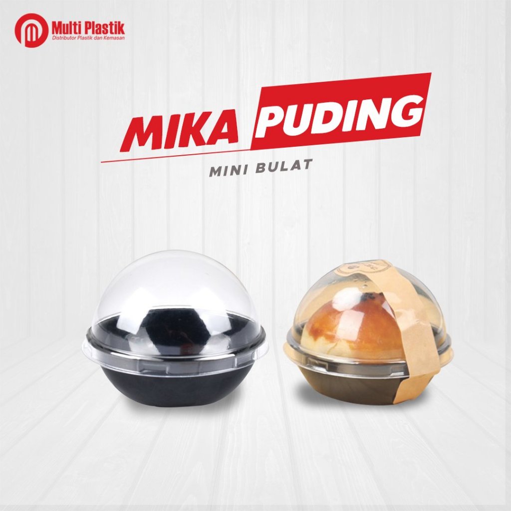 Mika Mini Pudding Bulat I Mika Mochi I Mika Plastik I Mika Kue I Mika Pudding