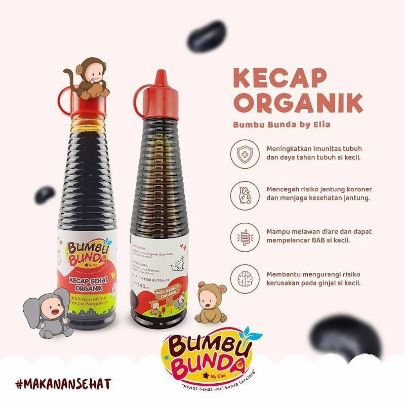 

Kecap Manis Organik Bumbu Bunda - Non MSG Non Pengawet