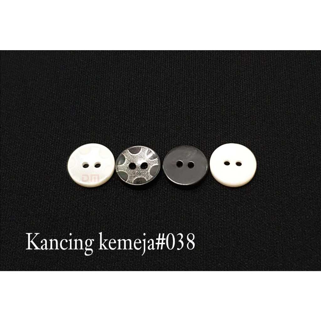 Kancing kemeja #038 lubang 4