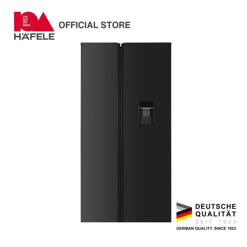 Hafele Alaska Free-Standing Refrigerator - Kulkas 2 Pintu - Black