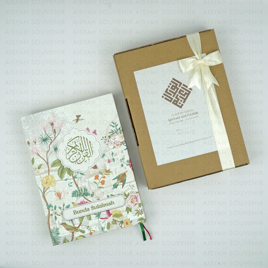 ALQURAN CUSTOM NAMA (LENGKAP TERJEMAH & LATIN) UNTUK HADIAH DAN WAQAF