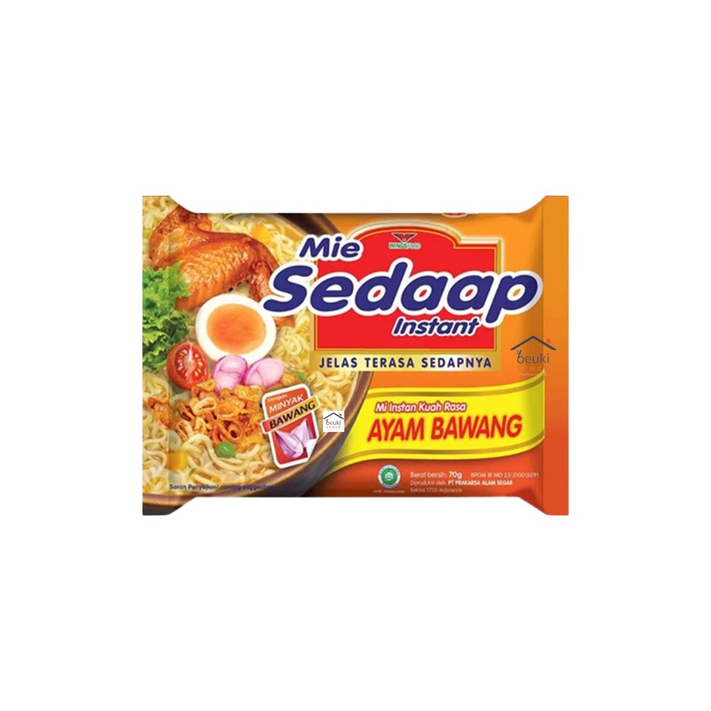 

Mie Sedaap Kuah Rasa Ayam Bawang Lengkap dengan Bawang Goreng