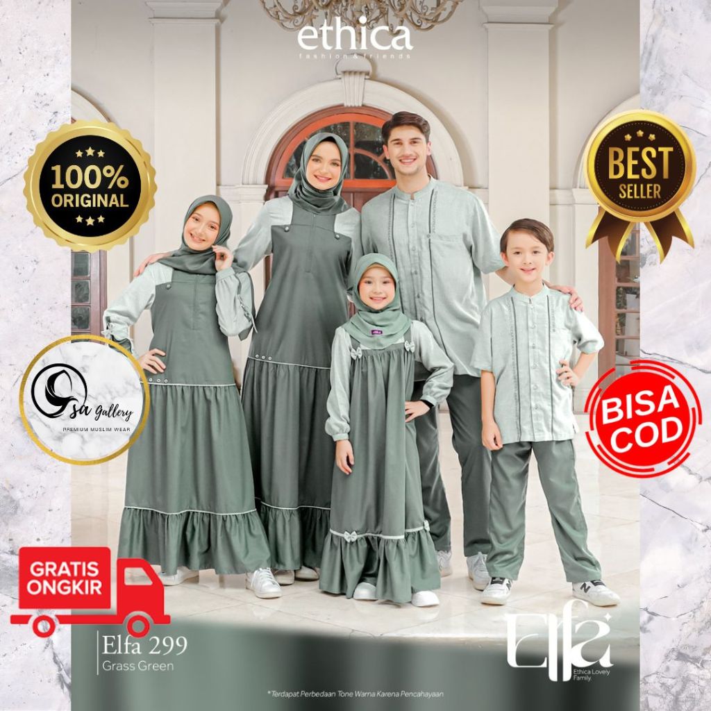 SARIMBIT ETHICA ELFA 299 GRASS GREEN