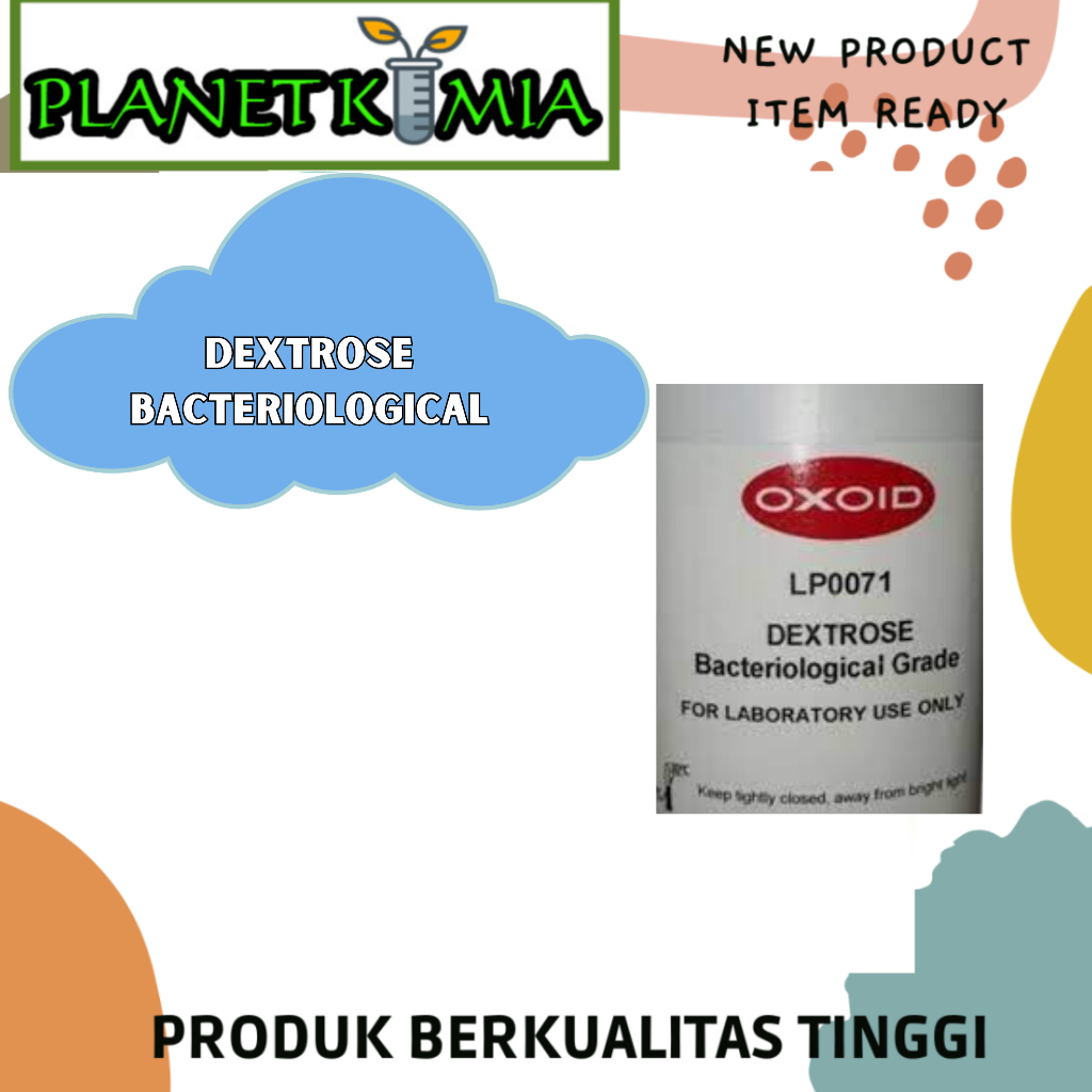 Dextrose Bacteriological Oxoid Kemasan 10 Gram Repack