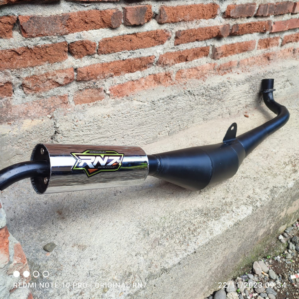 Knalpot Suzuki Crystal Bukan Tune Suara garing kemrincing standar racing Original RN7