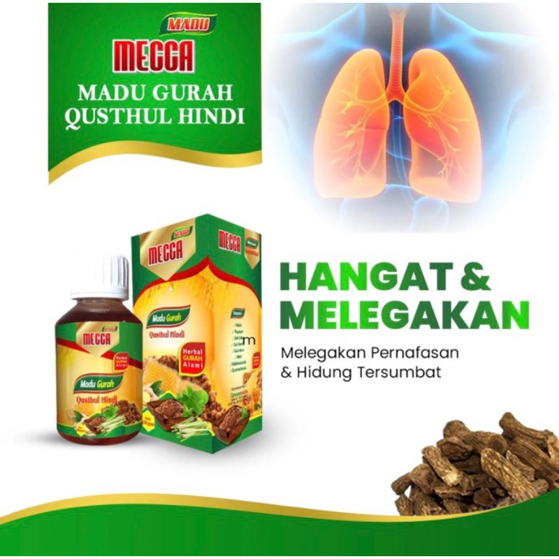 

Madu Gurah Qusthul Hindi Mecca 150gr - Madu Batuk Madu Pengencer Dahak flu