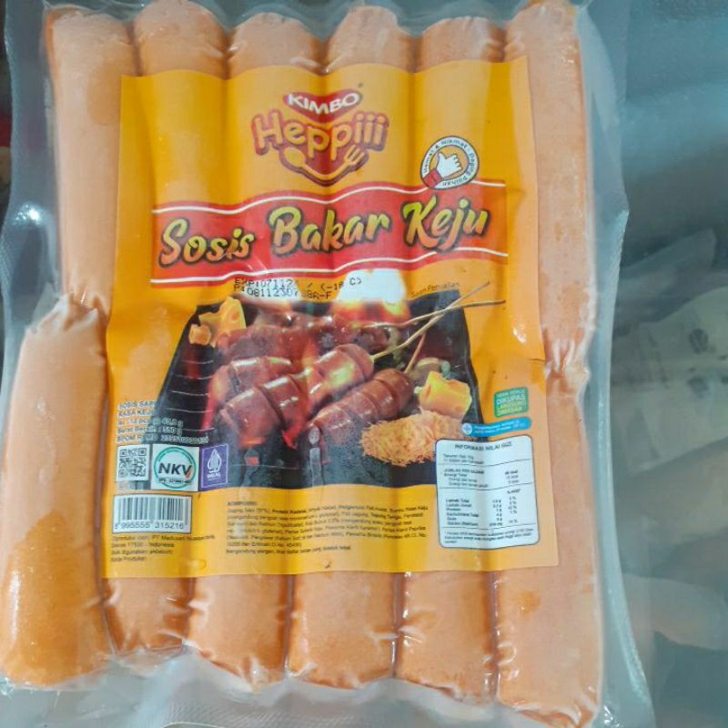 

KIMBO HEPPIII SOSIS KEJU BAKAR ISI 12