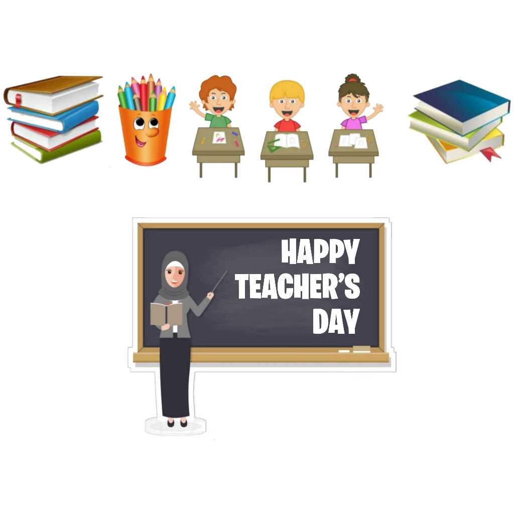 

TOPPER CAKE CUSTOM TOPPER ULANG TAHUN / HIASAN KUE HAPPY TEACHER DAY / HARI GURU