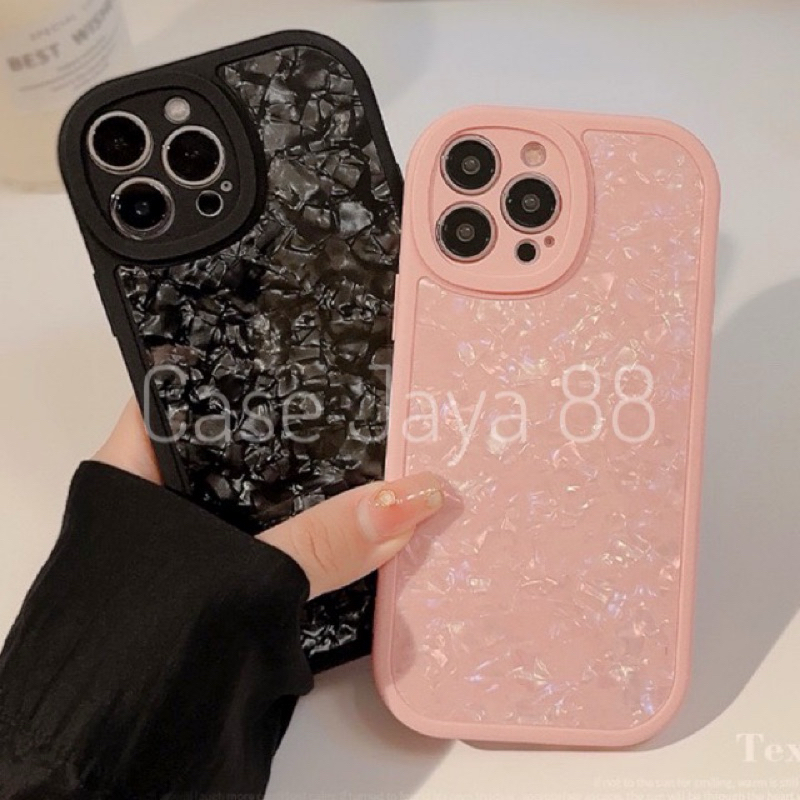 PEARL BLACK PINK CASE iPhone Sosftcase 7 8 Plus X XS MAX XR 11 12 13 14 PRO MAX PLUS